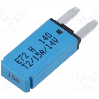 GLOSO 86124 Pojistka: tepelná; 12,45mm; automobilová; 15A; 14VDC; E72 – Hledejceny.cz