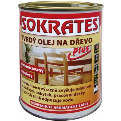 Sokrates Plus Tvrdý olej na dřevo 2 l čirý – Zbozi.Blesk.cz