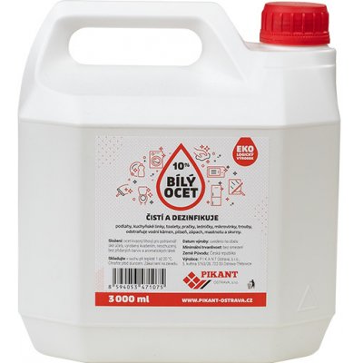 PIKANT Bílý ocet 10% 3000 ml – Zbozi.Blesk.cz