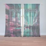 Sablio Záclony Cyberpunk 2077 Město: 2ks 150x250cm – Hledejceny.cz