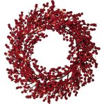 STAR TRADING Svítící LED věnec Rosso Ø 40 cm, červená barva, plast – Hledejceny.cz