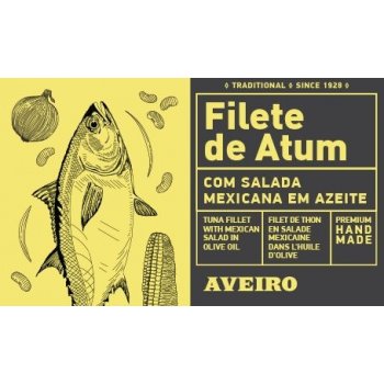 Aveiro mexický salát s filety z tuňáka v olivovém oleji 120 g