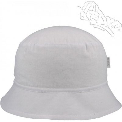 RDX Dívčí letní plátěný klobouk jednobarevný Bílý