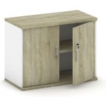 Mirelli A+ Nástavba 2-dveřová 800 x 400 x 600 mm, bílá/dub sonoma – Hledejceny.cz