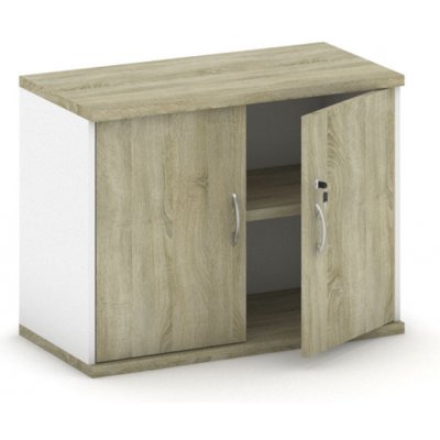 Mirelli A+ Nástavba 2-dveřová 800 x 400 x 600 mm, bílá/dub sonoma – Hledejceny.cz