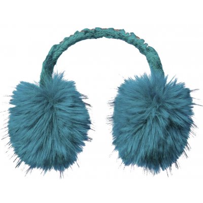 Goldbergh Dámské klapky Fluffy Earwarmers Turchese – Hledejceny.cz