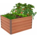 G21 Daisy Vyvýšený záhon100 x 80 x 52 cm plechový hnědý – Zbozi.Blesk.cz