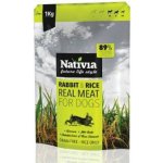 Nativia Real Meat rabbit & rice 1 kg – Zbozi.Blesk.cz