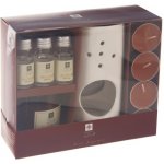 Morex Keramická souprava aroma lampa Santalové dřevo 9 ks – Zboží Dáma