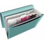 Esselte Aktovka na spisy Colour'Ice, modrá, A4, PP, 6 přihrádek – Zboží Živě