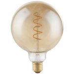 Globo žárovka LED E27/ 4W teplá bílá, amber velká baňka 200 lumen 360° stmívatelná – Zboží Živě
