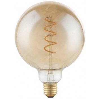 Globo žárovka LED E27/ 4W teplá bílá, amber velká baňka 200 lumen 360° stmívatelná