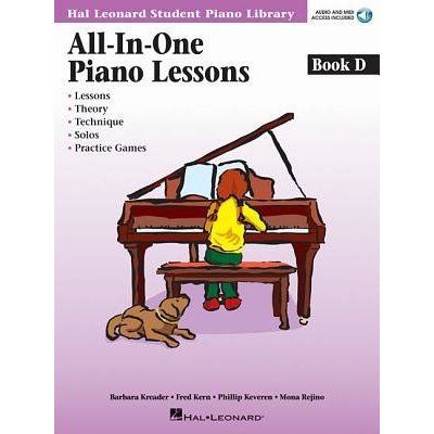 All-In-One Piano Lessons Book D Kern FredPevná vazba – Zboží Mobilmania