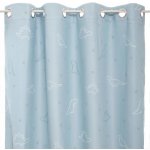 Atmosphera for kids Dětský závěs svítící ve tmě, modrý, 140 x 250 cm – Hledejceny.cz