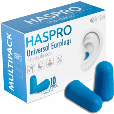 Haspro Multi špunty do uší modré 10 párů – Hledejceny.cz