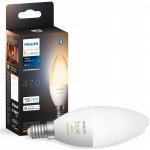 Philips HUE LED světelný zdroj, 5,2 W, 470 lm, teplá studená bílá, E14 PHLEDHB5.2W/AMB – Zboží Živě