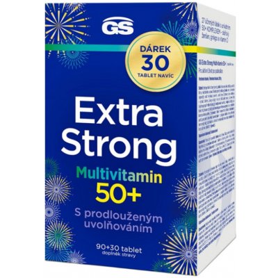 GS Extra Strong Multivitamin 50+ 90+30 tablet dárek – Hledejceny.cz