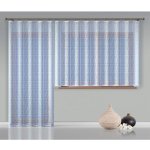 Hotová záclona nebo balkonový komplet, Anita, bílá 200 x 250 cm dveře – Zboží Dáma