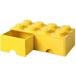 LEGO® úložný box s šuplíky 25 x 25 x 18 cm žlutá – Hledejceny.cz