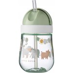 Little Dutch hrnek s brčkem 300 ml Farma zelená – Zboží Mobilmania