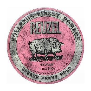 Reuzel Pink Grease Heavy Hold pomáda na vlasy 340 g