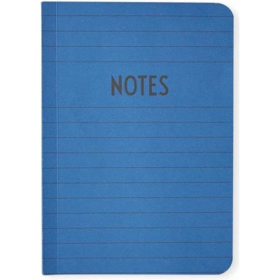 DESIGN LETTERS Notes A6 Dark Blue, modrá papír