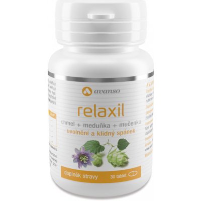 Avanso Relaxil Pro uvolnění a klidný spánek 30 tablet