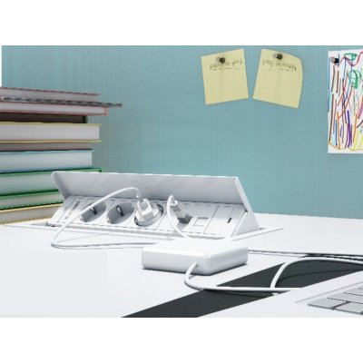 IBConnect INBOX bílá 3x230 + USB nab. A+C + 2x Modul – Hledejceny.cz