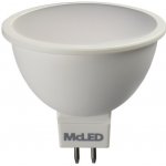 McLED LED žárovka GU5,3 MR16 4,6W 35W neutrální bílá 4000K, reflektor 12V 100° – Zboží Živě