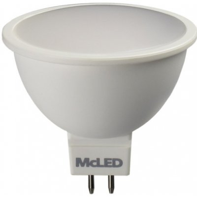 McLED LED žárovka GU5,3 MR16 4,6W 35W neutrální bílá 4000K, reflektor 12V 100°