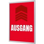 Jansen Display Set klaprámu A1, Východ, červený, německy, 625 x 872 mm – Zboží Dáma