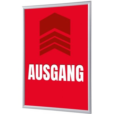 Jansen Display Set klaprámu A1, Východ, červený, německy, 625 x 872 mm – Zboží Dáma