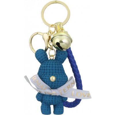 Přívěsek na klíče eCa BRL121 Sweet Bunny modrý