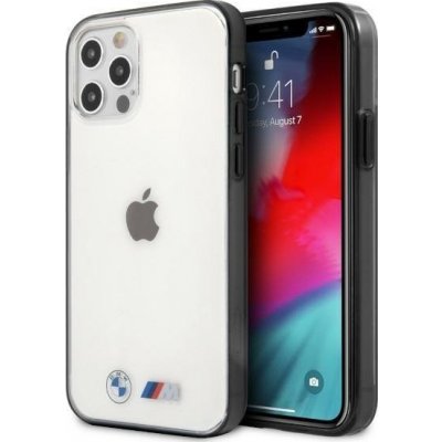 Pouzdro BMW M Metallic černé Edges iPhone 12 Pro Max 6.7 Transp – Sleviste.cz