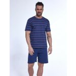Cornette pánská pyžama 338/50 KR TM. MODRÁ – Hledejceny.cz