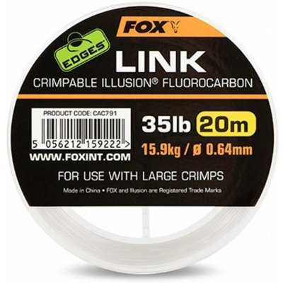 Fox Fluorocarbon Edges Link Illusion clear 20m 0,53mm – Zboží Mobilmania