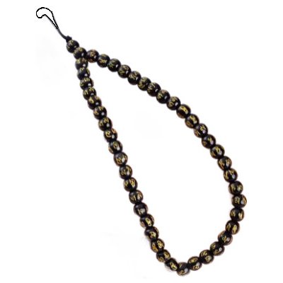 Korálek buddhistický s královskou mantrou přívěšek na mobil 8 mm, obvod 26,5 cm – Zboží Živě