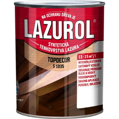 Lazurol Topdecor S1035 2,5 l + 0,5 l palisandr – Zboží Mobilmania