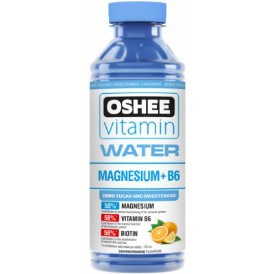OSHEE vit voda Magnesium+B6 Zero 0,55 l – Zboží Mobilmania
