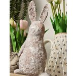 Béžová antik dekorace socha králík 11*11*26 cm – Hledejceny.cz