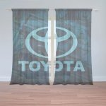 Sablio Záclony Logo Toyota Motor: 2ks 150x250cm – Zboží Mobilmania