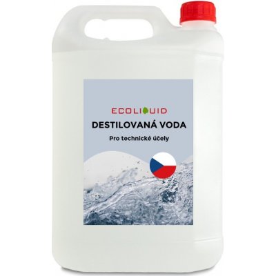 Ecoliquid Destilovaná voda 5 l – Zbozi.Blesk.cz