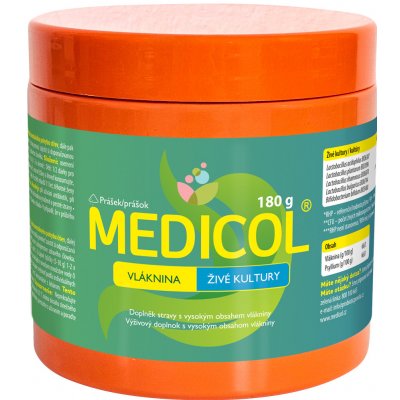 Medicol vláknina/živé kultury 180 g – Hledejceny.cz