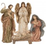 Sada 4ks vánoční dekorace figurka Betlém Nativity Scene – 23*12*47 cm - Clayre & Eef – Hledejceny.cz