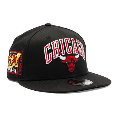 New Era 9FIFTY NBA Patch Chicago Bulls Black / Red – Zboží Mobilmania