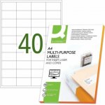 Q-CONNECT etikety univerzální 48,5x25,4mm, A4, 100 archů – Sleviste.cz