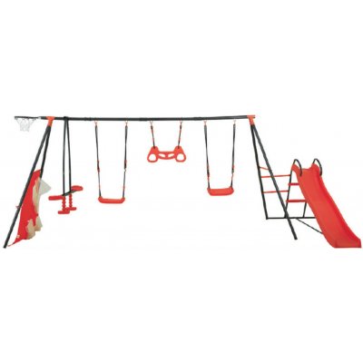 4iQ Dětské kovové hřiště MAX červené – Zboží Dáma