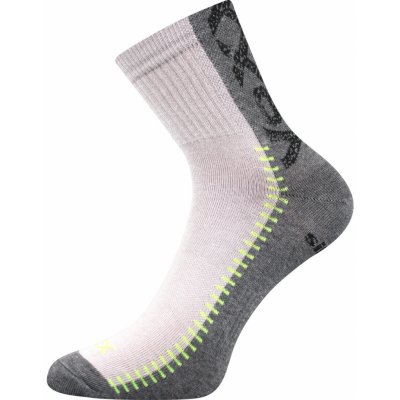 Voxx Revolt pánské sportovní ponožky 3 páry světle šedá