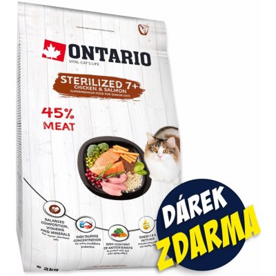 Ontario Cat Sterilised 2 kg – Hledejceny.cz