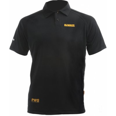 DeWalt Original Rutland Performance pánské polo tričko DeWalt Original černé – Zboží Mobilmania